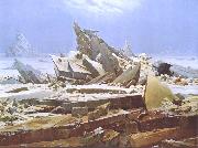 Caspar David Friedrich The Wreck of the Hope (nn03) oil painting picture wholesale